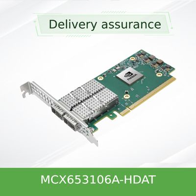 Adaptateur de la carte réseau ConnectX-6 VPI de MCX653106A-HDAT-SP Mellanox 200gbe