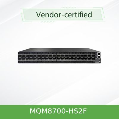 MQM8700-HS2F(920-9B110-00FH-0MD)  Commutateur réseau Quantum Mellanox Hdr 40 ports 200 Gbit/s 40 ports Infiniband