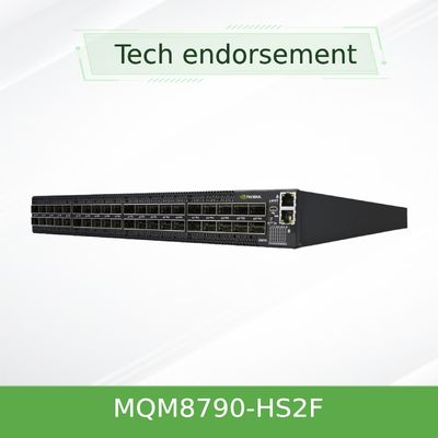 Port du commutateur de réseau de MQM8790-HS2F Mellanox 40 bloquant non HDR contrôlé 200Gb/S