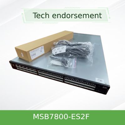 Le commutateur-IB 2 de réseau de MSB7800-ES2F Mellanox a basé les ports QSFP28 d'EDR InfiniBand 1U 36