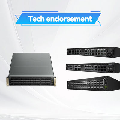 2 le commutateur court MSN2100-CB2F 100GbE 1U 16 QSFP28 de Mellanox SN2000 de profondeur de noyau met en communication 2 blocs alim. X86 à C.A.