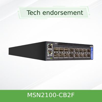 L'Ethernet de MSN2100-CB2F Mellanox commute la demi largeur 10/25GbE et 100GbE