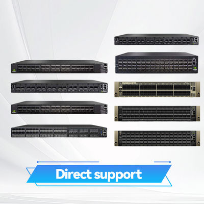 Commutateur Infiniband XDR basé sur Quantum-3 Q3400-RA 920-9B36F-00RX-8S0 4U 144 ports XDR sur 72 cages OSFP 8 alimentations