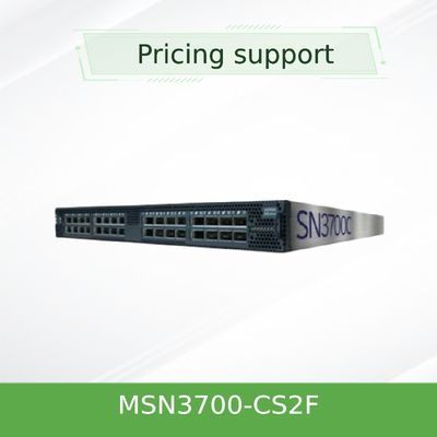 MSN3700-CS2F Spectrum-2 a basé 100GbE 1U ouvre le commutateur de réseau de mellanox avec l'onyx 32 ports QSFP28