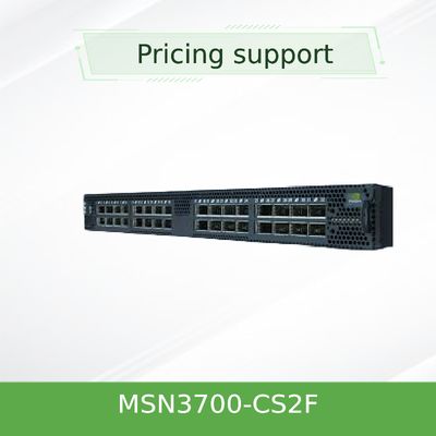 Kit standard de rail de flux d'air de l'unité centrale de traitement P2C de la profondeur X86 des approvisionnements de commutateur de réseau de MSN3700-CS2F Mellanox (C.A.)