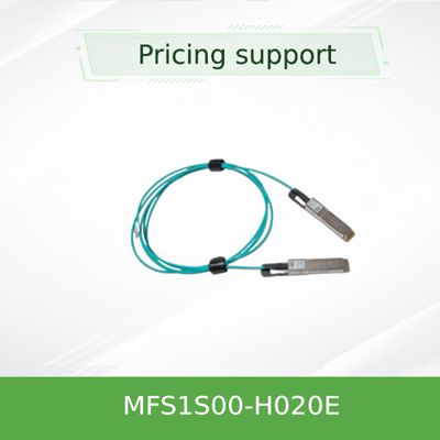 Le câble Mellanox AOC à faible latence MFS1S00-H020E Splitter Cable Ethernet 200GbE à 2x100GbE 20m
