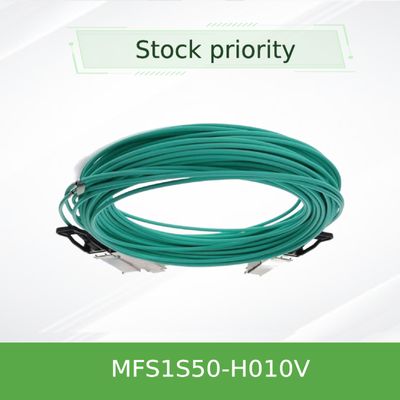 Câbles MFS1S50-H010V 200Gb/S de VPI HDR et d'ETH Infiniband Mellanox AOC