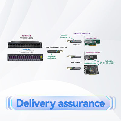 MMA4Z00-NS400 400Gb/S émetteur-récepteur optique mellanox Porte unique OSFP 400Gb/S Multimode SR4 50m