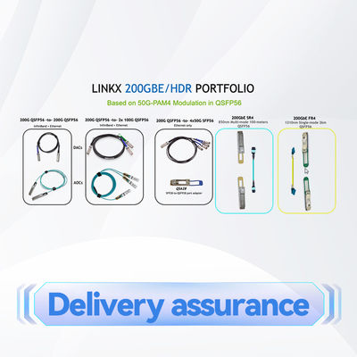 émetteur-récepteur optique QSFP+ 850nm MMA1B00-B150D MPO SR4 jusqu'à 150m de 40GbE DDMI Mellanox