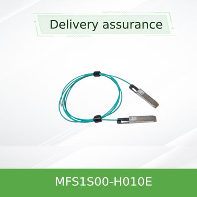 Nvidia Mfs1s00-Hxxxv 200GB/S Qsfp56 Mmf Aoc Mfs1s00-H010e Câble optique actif, jusqu'à 200 Gbps, de Qsfp56 à Qsfp56