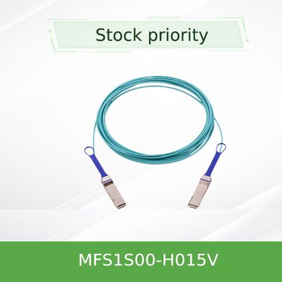 Câble à fibres optiques actif 200Gb/S IB HDR QSFP56 15m de MFS1S00-H015V Aoc