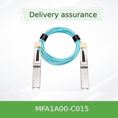 câble Ethernet MFA1A00-C015 15m de 100GbE QSFP LSZH Mellanox AOC