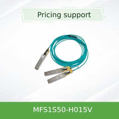 Câble InfiniBand QSFP+ de cuivre actif de MFS1S50-H015V Mellanox Aoc au câble équipé de SFP+