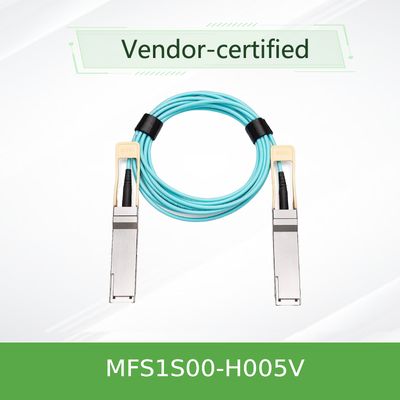 MFS1S00-H005V ((980-9I45D-00H005) Aoc câble optique actif jusqu'à 200 Gb/s IB HDR QSFP56 5m