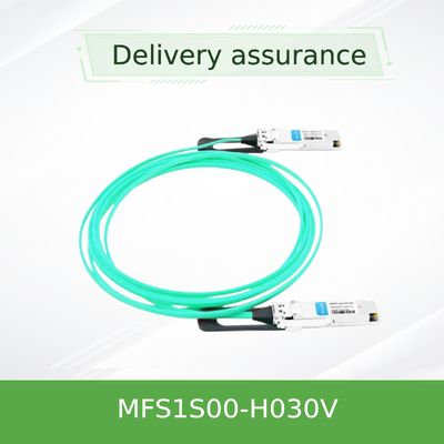 Le réseau câblé d'Aoc de mellanox de MFS1S00-H030V IB 200G câblent latence QSFP56 à grande vitesse de 30M la basse