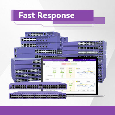 Sommet extrême X440 G2 48p 10GE4 d'Ethernet d'AVB avec le système d'exploitation 4 d'ExtremeXOS par l'intermédiaire du permis
