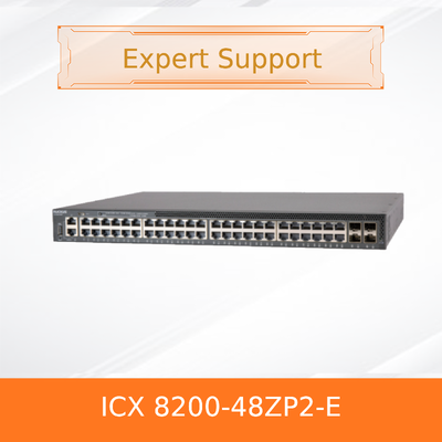 RUCKUS ICX 8200-48ZP2-E Commutateur à haute densité multi-gigabit PoE++