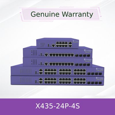Commutateur AVB Extreme Networks X435 24P X435 4S 68 Gbit/s 50,6 Mpps neuf et original