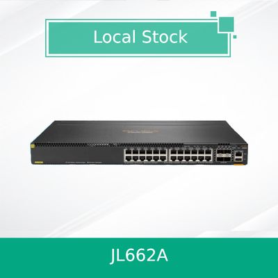 Hpe Aruba Networking Cx 6300m 24 ports 1gbe de classe 4 Poe et commutateur SFP56 à 4 ports (JL662A)