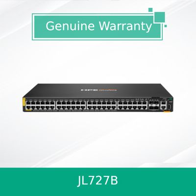Produits 100% originaux Hpe Aruba Networking Cx 6200f 48g Classe-4 Poe 4SFP+ Commutateur à 370W (JL727B)
