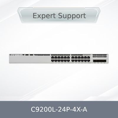 Nouveau C9200L-24p-4X-a Scellé d'usine d'origine 9200L 24 ports Poe+ 4 X 1g Network Advantage Commutateur Cisco C9200L-24p-4X-a