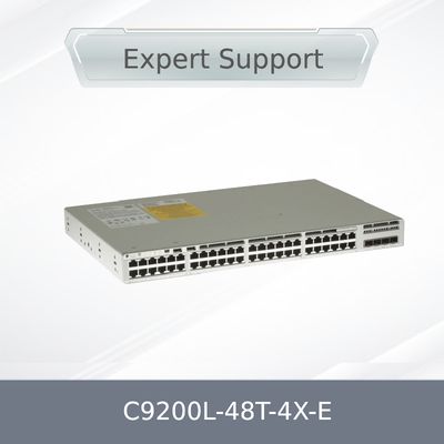 Nouveau commutateur réseau C9200L-48t-4X-E original, L3, géré, 48 X 10/100/1000 + 4 X 10 Gigabit SFP+ (lien vers le haut)