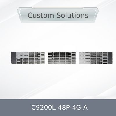 Cisco Nouveau original C9200L-48p-4G-a 9200L 48 Port 10/100/1000 Poe+ 4X1g Commutateur de liaison montante Avantage réseau C9200L-48p-4G-a