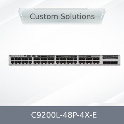 Nouveau original en stock C9200L-48p-4X-E Ciscos Cata Lyst 9200L 48 Port Poe+ 740W 4X10g Uplink, commutateur réseau