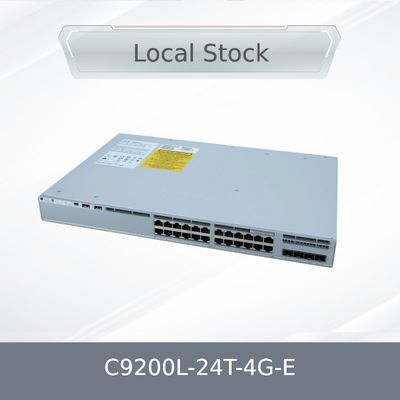 C9200-24t-a Nouveau commutateur d'accès Cisco Catalyst 24 ports RJ45 1G Gigabit Ethernet modulaire d'entreprise C9200-24t-a
