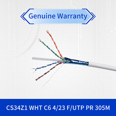 CommScope NETCONNECT Category 6 U/UTP Cable with 305-meter Reel 4-pair Configuration and 24 AWG Solid Bare Copper
