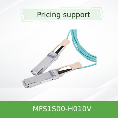 Mellanox MFS1S00-H010V 10m 200Gb/s QSFP56 câble optique actif à portée étendue pour les réseaux de centres de données
