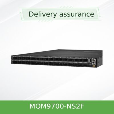 Commutateur InfiniBand NVIDIA MQM9700-NS2F 64 ports 400 Gbit/s avec technologie SHARPv3, format 1U