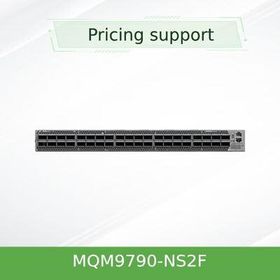 Commutateur InfiniBand Mellanox MQM9790-NS2F 64 ports 400 Gbit/s | Géré extérieurement pour les fabrics définis par logiciel UFM