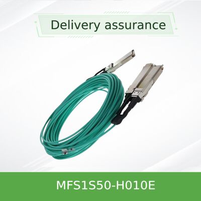 Câble répartiteur optique actif NVIDIA Mellanox MFS1S50-H010E 200 Gb/s vers 2x100 Gb/s QSFP56 AOC 10m