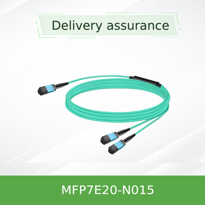 NVIDIA MFP7E20-N015 1:2 Splitter Cable | 800G to 2x400G MPO-12/APC OM4, 15m