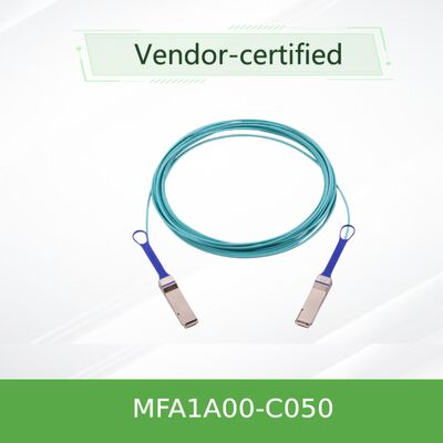 NVIDIA MFA1A00-C050 100G AOC pour les centres de données et les réseaux Ethernet