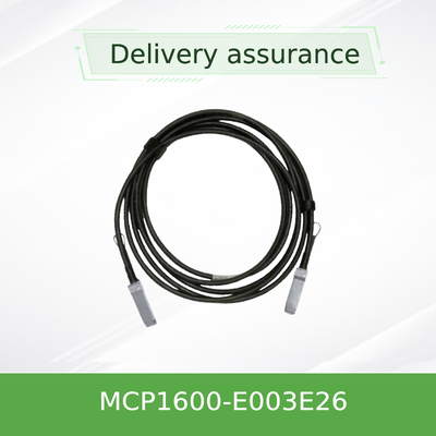 Cable DAC passif QSFP28 de 100 Gb/s de Mellanox MCP1600-E003E26 Compatible avec les câbles 3m, 26 AWG, EDR InfiniBand et 100 GbE
