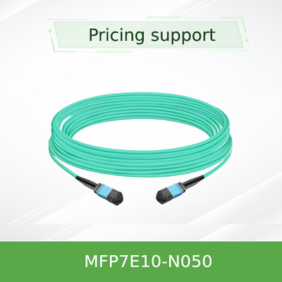 Câble fibre optique multimode NVIDIA MFP7E10-N050 50m MPO-12/APC pour InfiniBand & Ethernet 400G/800G
