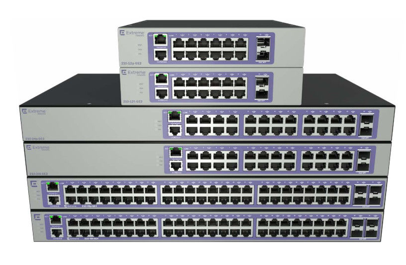 Réseau 1000 de SFP Extremeswitching de base-x 16566 210 GBP de 12T GE2 28 Mpps 20,8