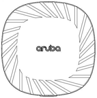 Conjuguent la radio le campus AP 515 Aruba Wifi de 510 séries 6 antennes 802.11ax internes a unifié AP