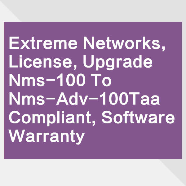 licence de commutateur de X690 Avb Extreme Networks 10gb Switch NMS 100 Controller Upgrade Nms ADV