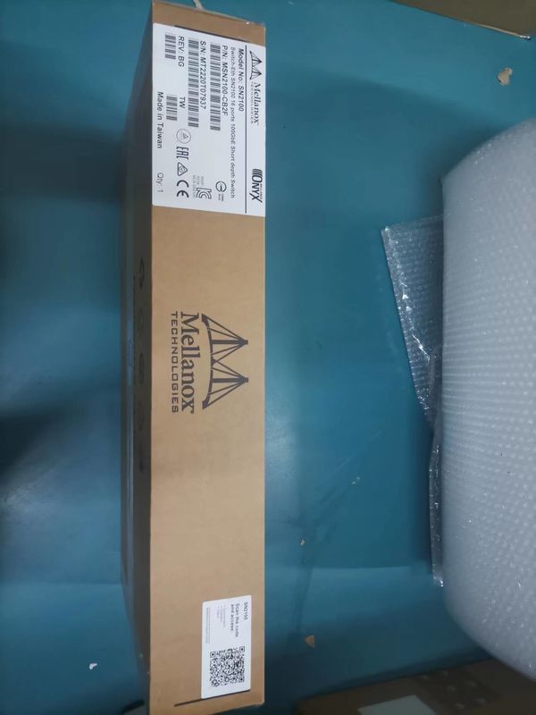 2 le commutateur court MSN2100-CB2F 100GbE 1U 16 QSFP28 de Mellanox SN2000 de profondeur de noyau met en communication 2 blocs alim. X86 à C.A.