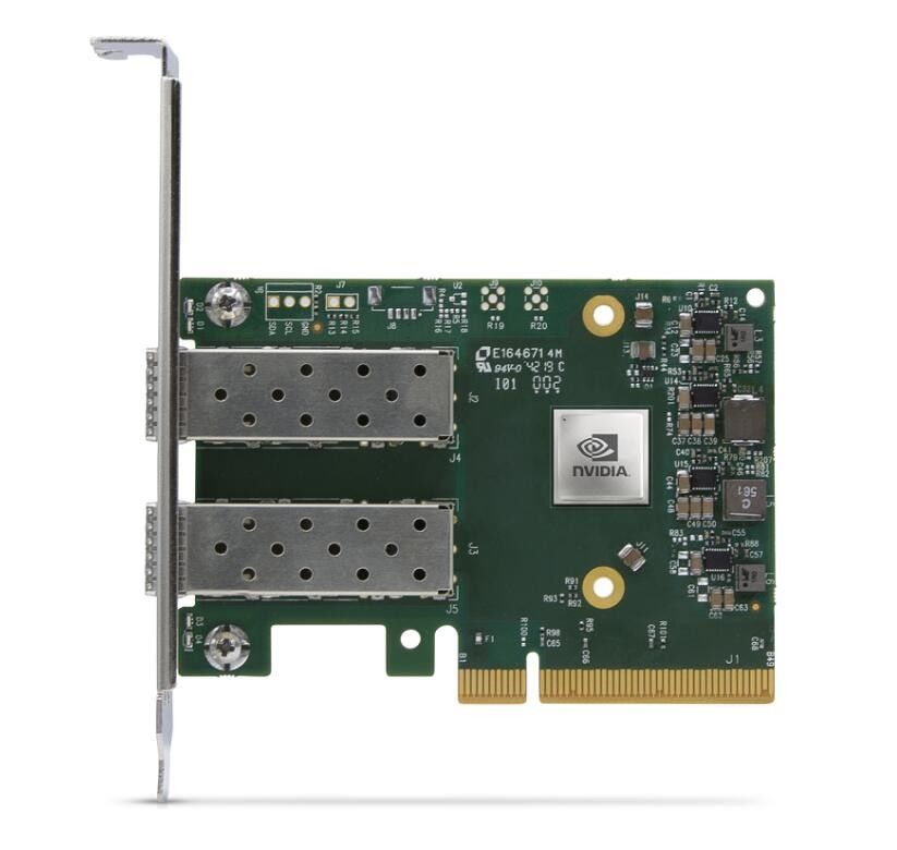 Carte réseau MCX623105AN-VDAT 100GbE QSFP56 à double accès de Mellanox d'interface d'en de ConnectX-6 DX