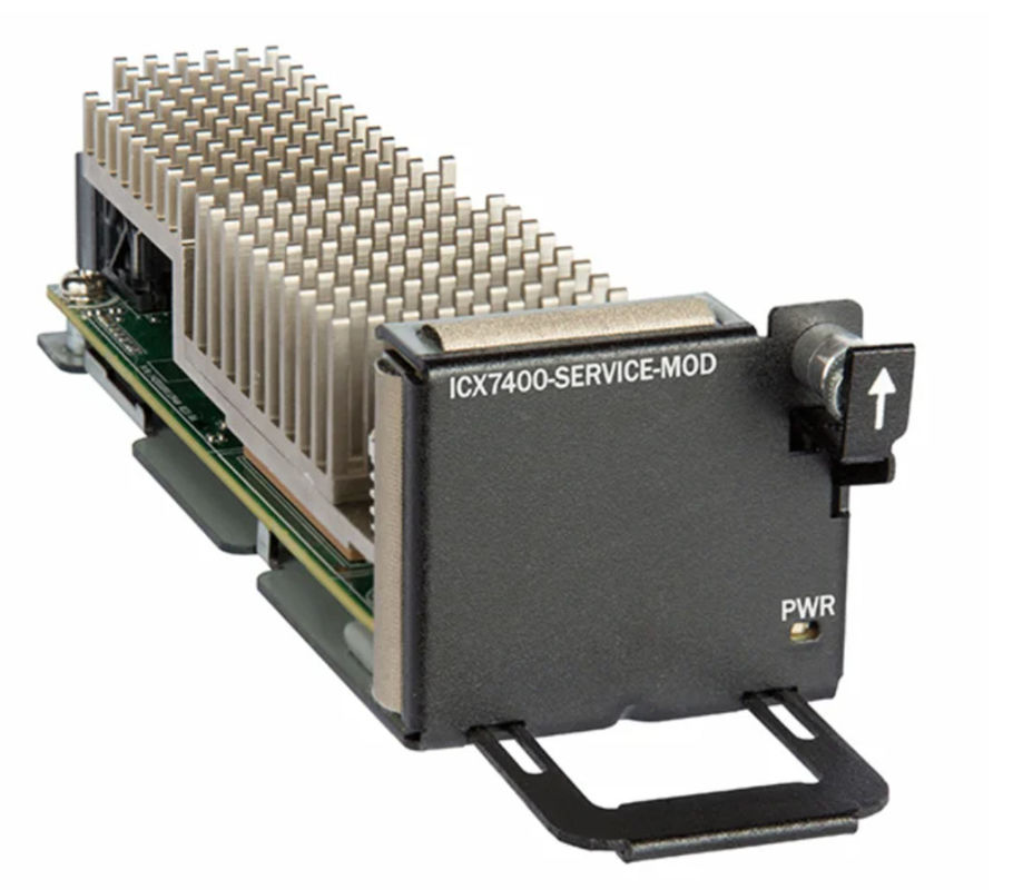 Commutateur gauche 1500W 336 Gb/S 960 Gb/S du chahut Icx7450 24 POE de réseau