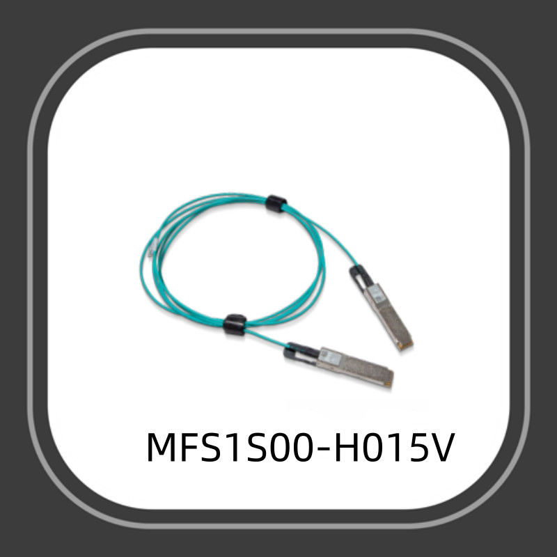 Câble Mellanox AOC DAC 200G 15m QSFP56 Câble Fibre Aoc MFS1S00-H015V Câble Optique Actif