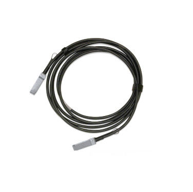 Câble cuivre direct de l'attache MCP1600-E003E26 InfiniBand EDR jusqu'à 100Gb/S QSFP28 3m 26AWG noir