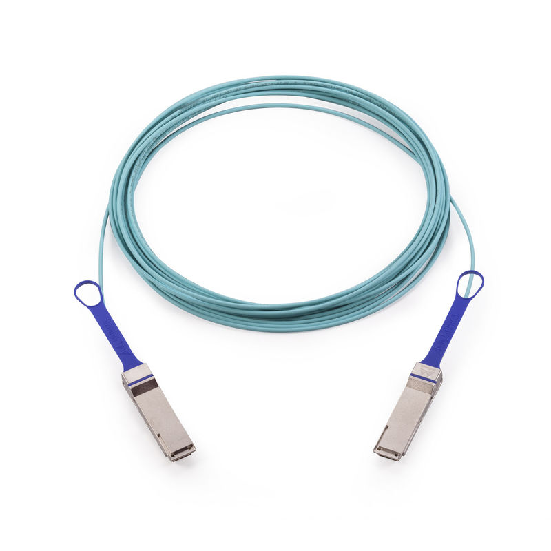 MFA1A00-E005 câble à fibres optiques actif InfiniBand EDR jusqu'au câble de 100Gb/S QSFP LSZH 5m Mellanox AOC