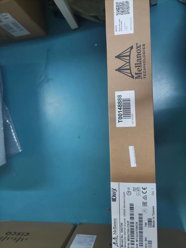 Le spectre de commutateur de réseau de MSN2700-CS2F Mellanox a basé le commutateur ouvert d'Ethernet de 25GbE/100GbE 1U