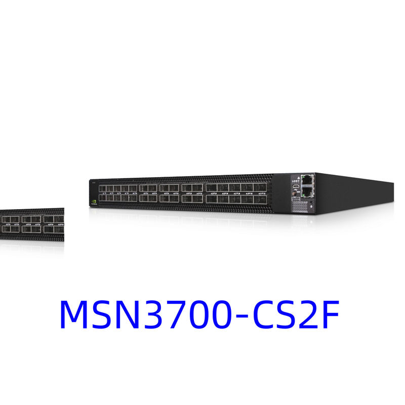 Kit standard de rail de flux d'air de l'unité centrale de traitement P2C de la profondeur X86 des approvisionnements de commutateur de réseau de MSN3700-CS2F Mellanox (C.A.)
