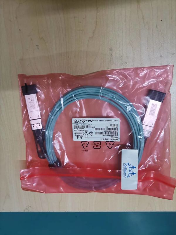 Câble à fibres optiques actif de MFS1S00-H005V Aoc jusqu'à 200Gb/S IB HDR QSFP56 5m